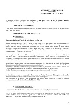 Règlement intérieur 