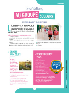 Inscriptions groupe scolaire