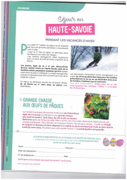 SEJOUR HIVER 2024