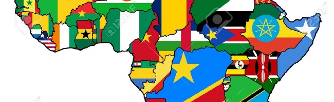 Les drapeaux : L'Afrique